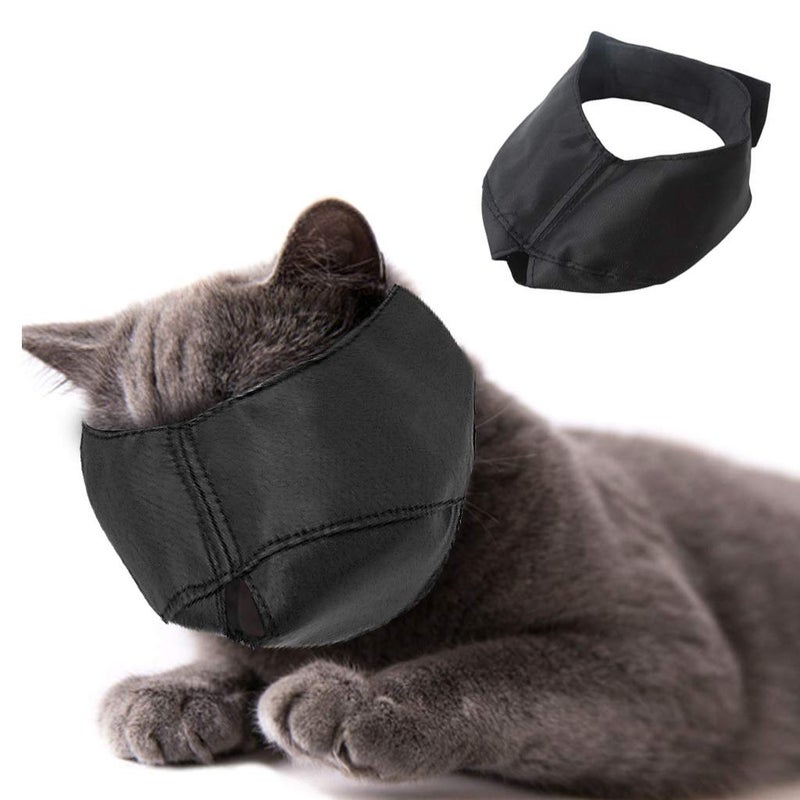 Beikalone Beikal Muzzle for Cat Grooming, Nylon Cat Face Muzzles, Pet Groomer Helpers Tools, Preventing Scratches and Anti-Biting (M) - Image 1